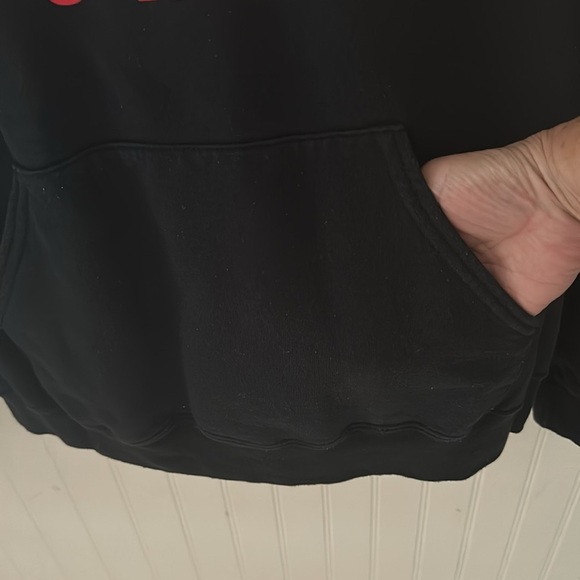 Bowery Supply Co. Tokyo Graphic Black Hooded Sweatshirt sz M - Picture 9 of 13